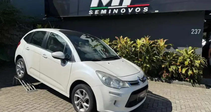 Citroën C3 Tendance 1.5 Flex 8V 5p Mec. - Branca - 2014/2015