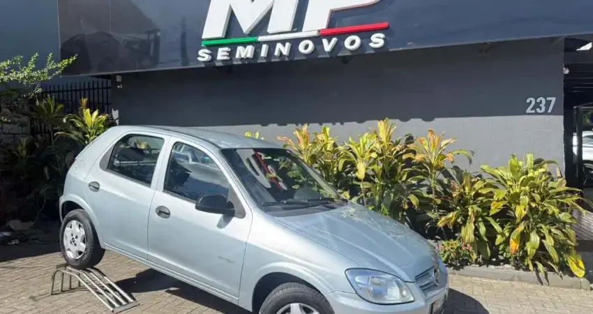 Chevrolet Celta Spirit/ LT 1.0 MPFI 8V FlexP. 5p  - Prata - 2009/2010