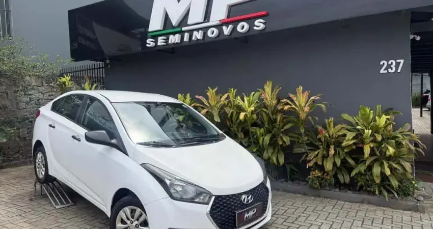 Hyundai HB20S Unique 1.0 Flex 12V Mec.  - Branca - 2019/2019