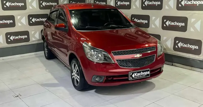 Chevrolet Agile LTZ 1.4 MPFI 8V FlexPower 5p  - Vermelha - 2013/2013