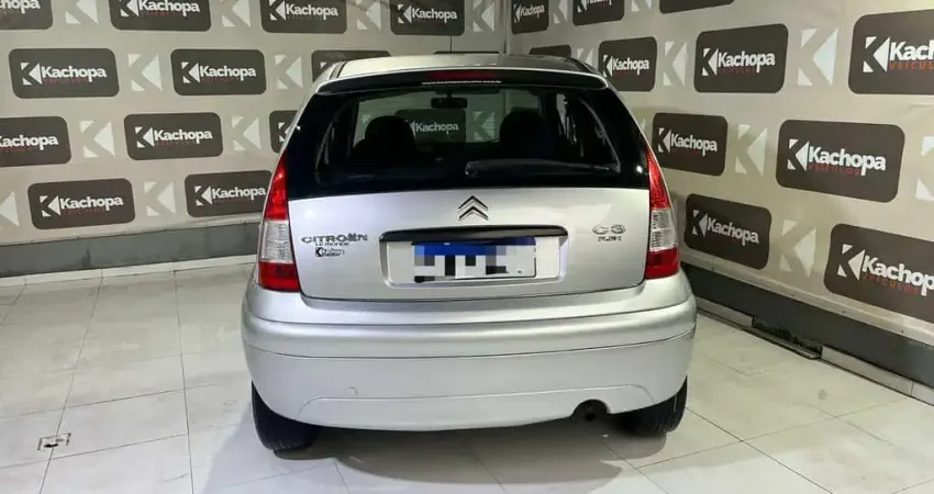 Citroën C3 GLX 1.4/ GLX Sonora 1.4 Flex 8V 5p - Prata - 2012/2012