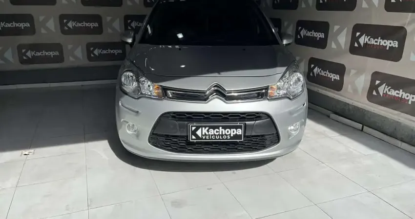 Citroën C3 Tendance 1.5 Flex 8V 5p Mec.  - Prata - 2016/2017