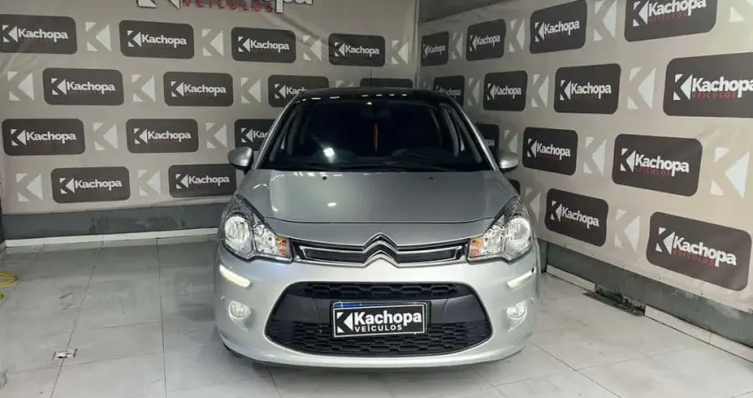 Citroën C3 Tendance 1.5 Flex 8V 5p Mec.  - Prata - 2016/2017