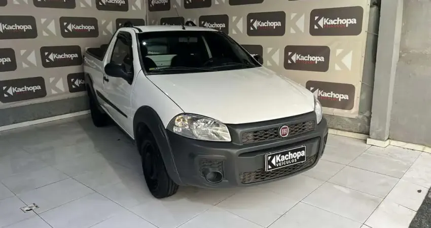 Fiat Strada Working HARD 1.4 Fire Flex 8V CS  - Branca - 2020/2020