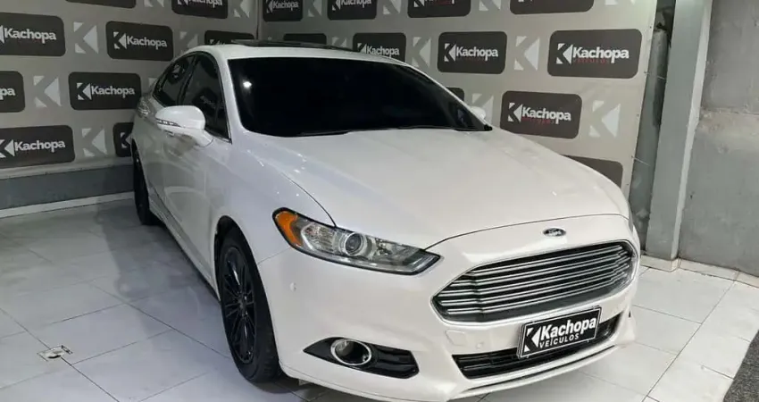 Ford Fusion Titanium 2.0 GTDI Eco. Awd Aut.  - Branca - 2014/2014