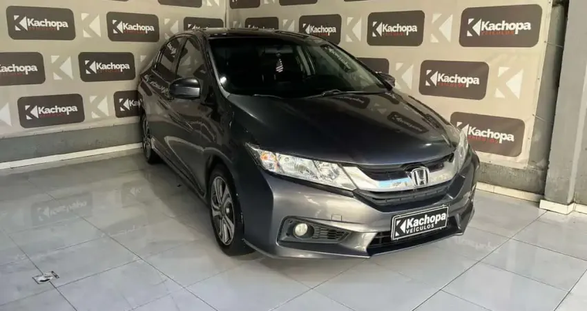 Honda City Sedan LX 1.5 Flex 16V 4p Aut.  - Cinza - 2017/2017