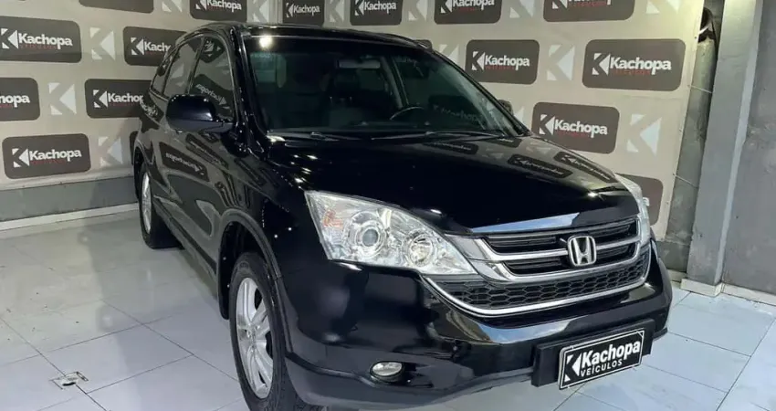 Honda CR-V EXL 2.0 16V 4WD/2.0 Flexone Aut.  - Preta - 2010/2011