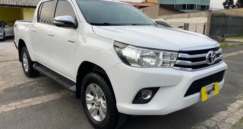  TOYOTA Hilux SRV CD  Ano: 2017 Cor: Branca  Combustível: DIESEL  Câmbio: AUTOMÁTICO