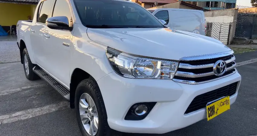  TOYOTA Hilux SRV CD  Ano: 2017 Cor: Branca  Combustível: DIESEL  Câmbio: AUTOMÁTICO