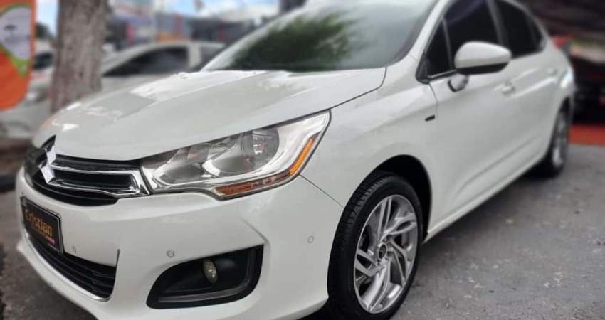 CITROEN C4 LOUNGE 1.6 EXCLUSIVE 16V TURBO GASOLINA 4P AUT 2015