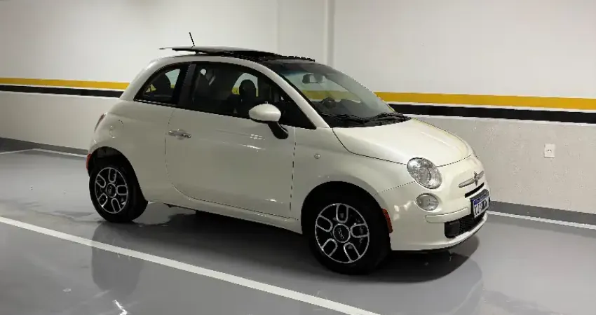 Fiat 500 Cult 2014, Teto solar, pneus bons, revisado, automático