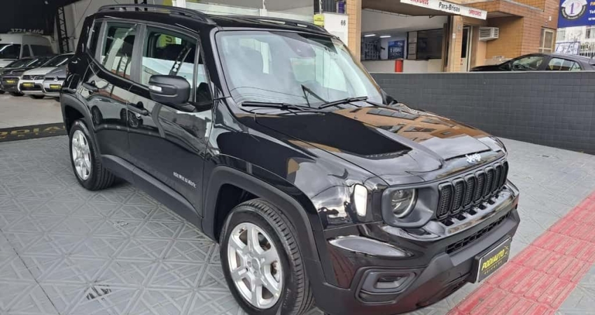 Jeep Renegade SPORT TURBO COM 8 MIL KM  - Preta - 2024/2024