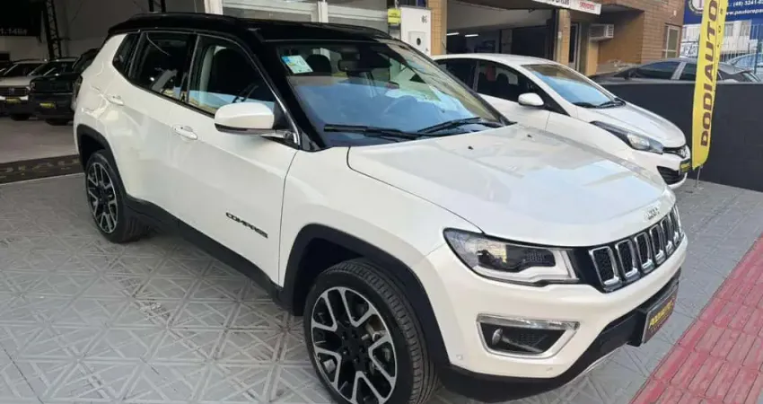 Jeep Compass LIMITED 4x4 Diesel COM 37 MIL KM Aut.  - Branca - 2020/2021