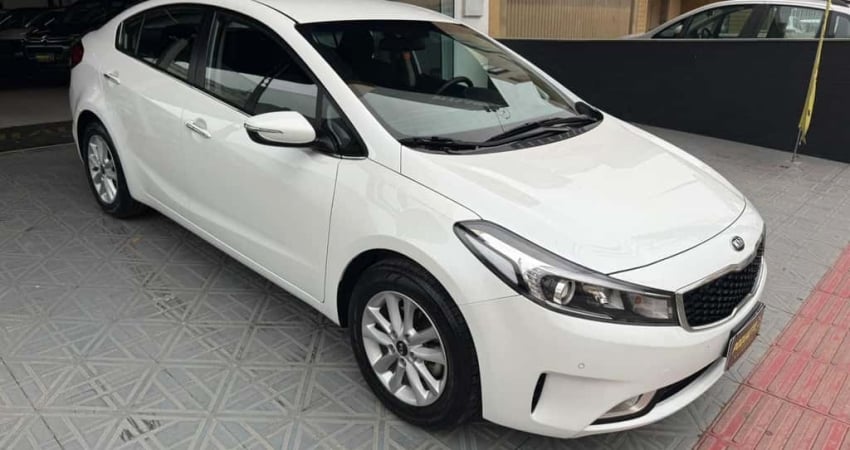 Kia Cerato 1.6 Flex AUT UNICO DONO  - Branca - 2017/2018