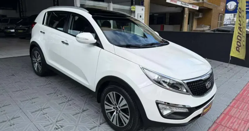 Kia Sportage EX Flex Aut TETO SOLAR   - Branca - 2014/2015