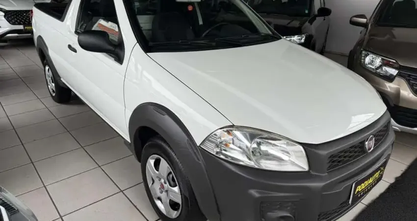 Fiat Strada Working 1.4 Fire Flex 8V CS  - Branca - 2014/2015