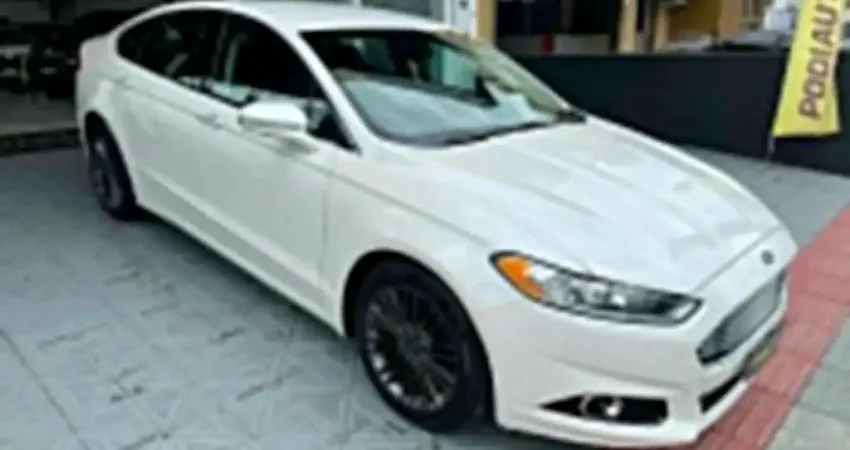 Ford Fusion Titanium 2.0 GTDI Eco. Fwd Aut.  - Branca - 2013/2014