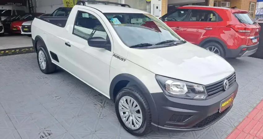 Volkswagen Saveiro Robust 1.6 Total Flex COMPLETA - Branca - 2019/2020