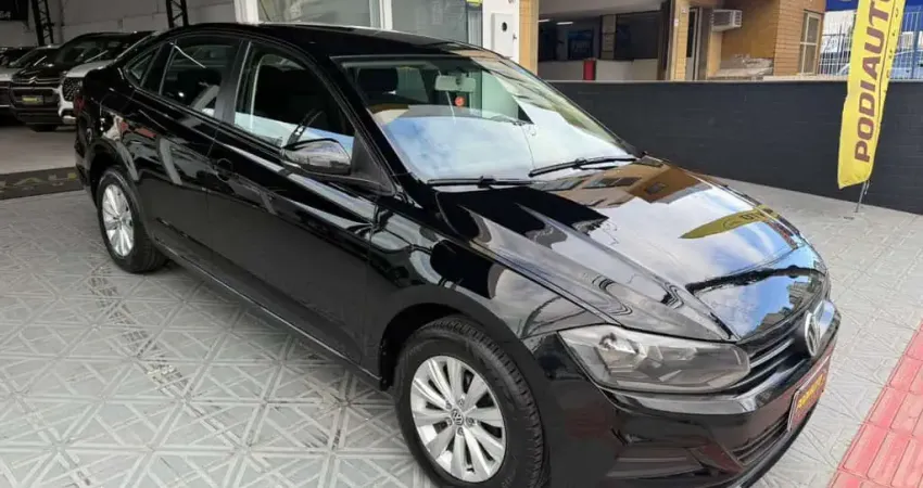 Volkswagen Virtus 1.6 MSI Flex Automático   - Preta - 2020/2021