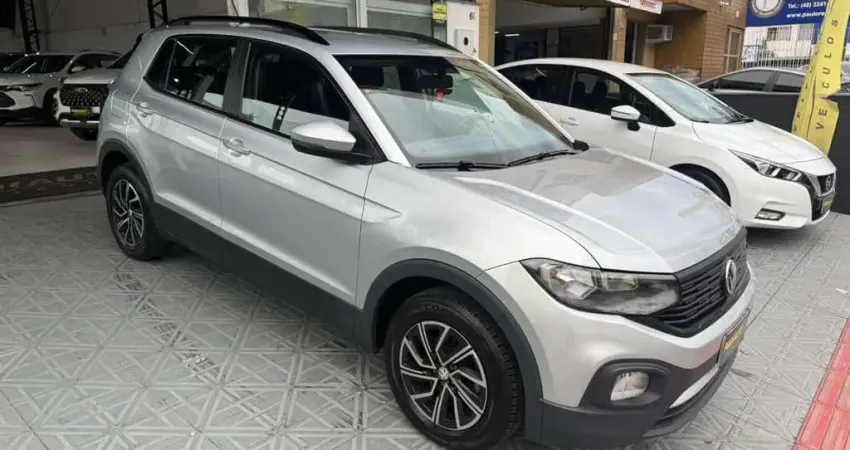 Volkswagen T-Cross Sense 200 TSI 1.0 Flex 5p Aut.  - Prata - 2021/2021