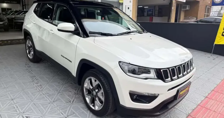 Jeep Compass LONGITUDE Flex Aut único dono 60 Mil Km  - Branca - 2019/2020