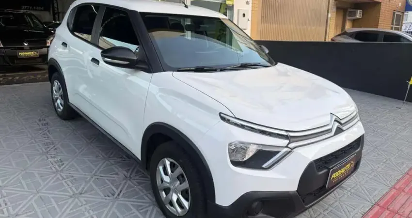 Citroën C3 Live Pack 1.0 Flex 18 MIL KM  - Branca - 2023/2024