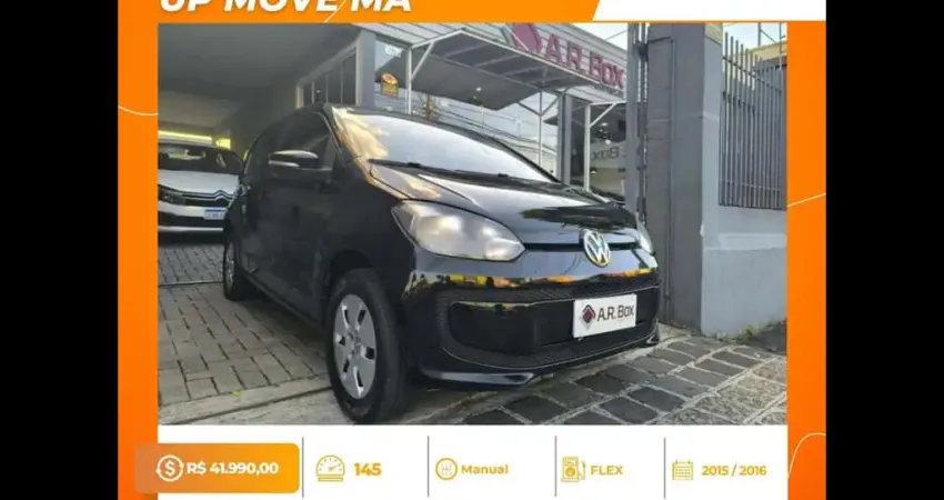 VOLKSWAGEN UP MOVE MA 2016 PRETO ABAIXO DA FIPE FINACIA 100%