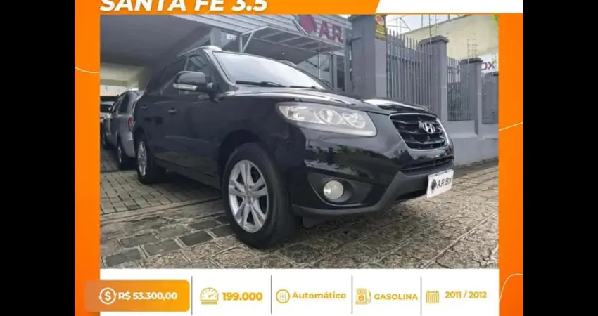 HYUNDAI SANTA FE 3.5 2012 7 LUGARES PRETO 4X4