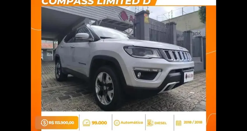 JEEP COMPASS LIMITED D 2018 PRATA