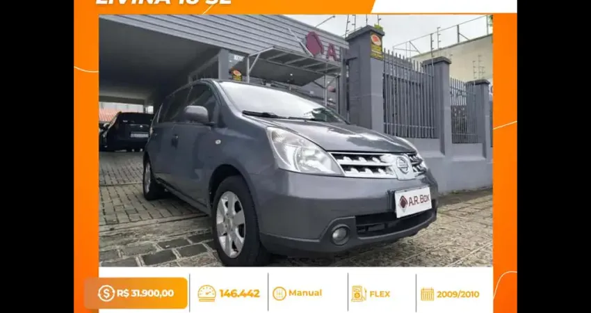 NISSAN LIVINA 18SL 2010 CINZA AUTOMATICA