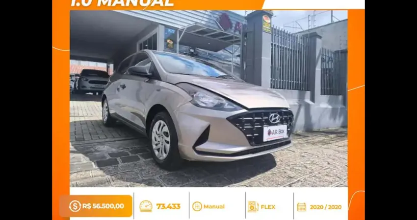 HYUNDAI HB20 SENSE 1.0 MANUAL 2020 PRATA