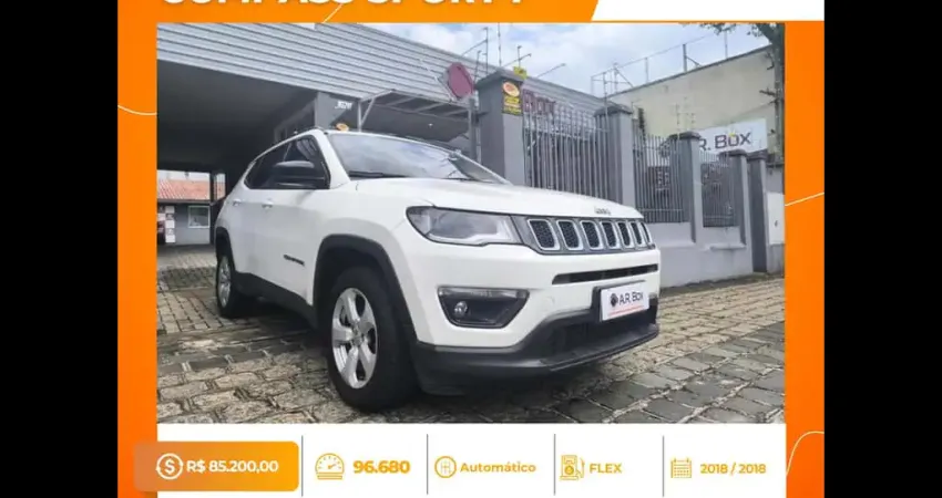 JEEP COMPASS SPORT F 2018 BRANCO