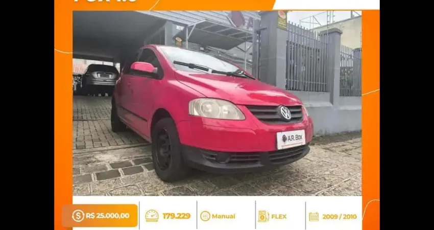 VOLKSWAGEN FOX 1.0 2010 VERMELHO BASICO