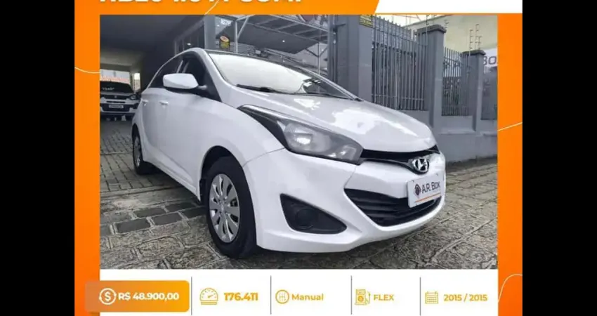 HYUNDAI HB20 1.6 M COMF 2015  BRANCO COMPLETO
