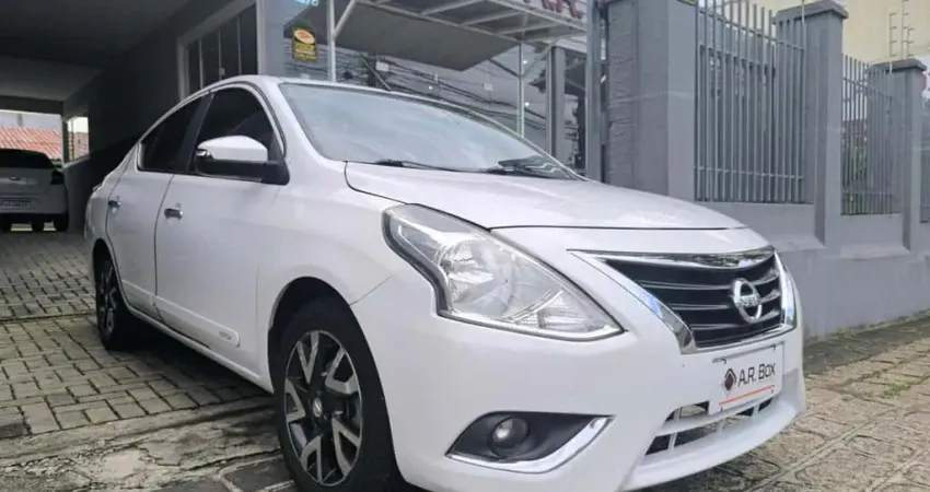 NISSAN VERSA 16SL CVT 2017 BRANCO COMPLETO