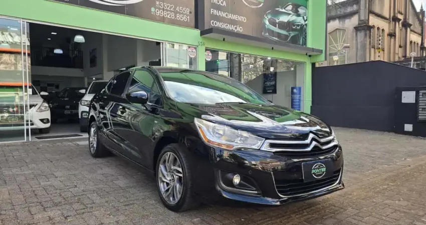 CITROEN C4 LOUNGE 1.6 EXCLUSIVE 16V TURBO GASOLINA 4P AUT 2014