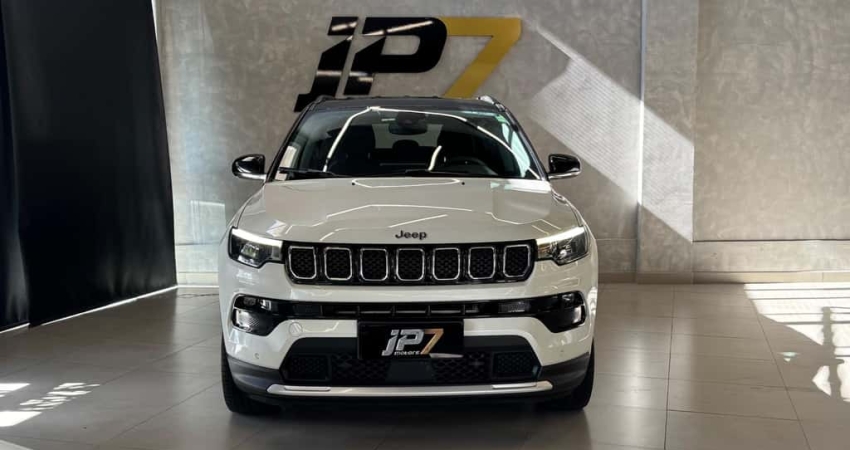 Jeep Compass LIMITED T270 1.3 TB 4x2 Flex Aut  - Branca - 2023/2023