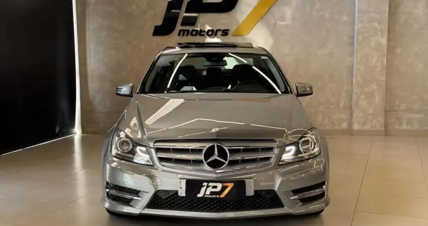Mercedes-Benz C-200 CGI Avantgarde 1.8 16V 184cv Aut.  - Prata - 2013/2014