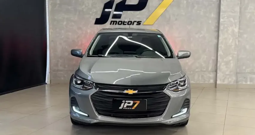 Chevrolet Onix HATCH PREM. 1.0 12V TB Flex 5p Aut.  - Prata - 2024/2025