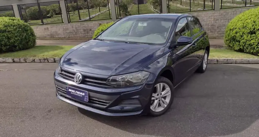 Volkswagen Polo 1.0 Flex 12V 5p  - Azul - 2018/2019