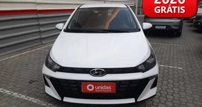 Hyundai Hb20 2025 1.0 12v flex sense plus manual