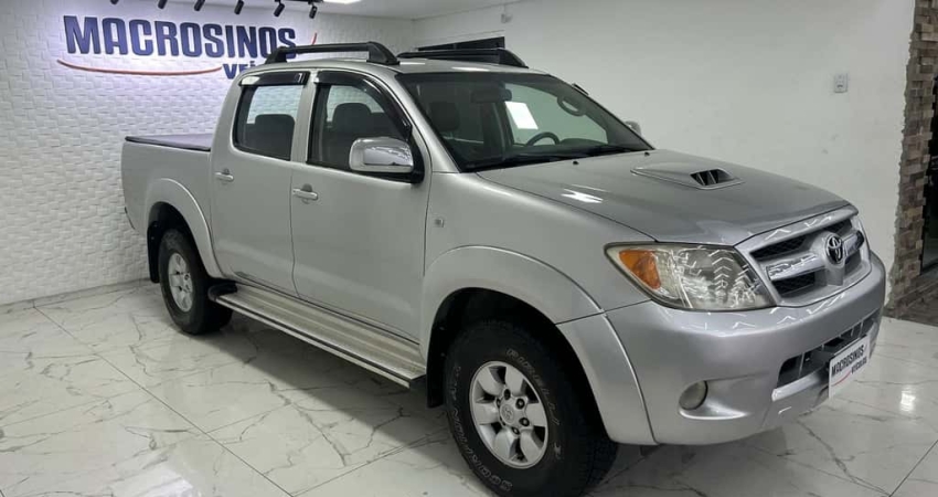 Toyota Hilux CD SRV D4-D 4x2 3.0 163cv TDI Dies  - Prata - 2007/2007