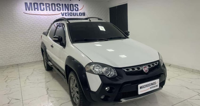 Fiat Strada Adventure 1.8 LOCKER CD 5 lugares - Branca - 2015/2016
