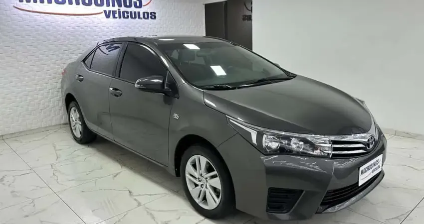 Toyota Corolla GLi 1.8 Flex 16V Mec.  - Cinza - 2014/2015