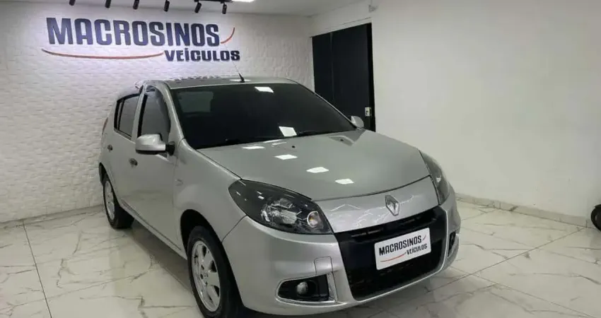 Renault Sandero Expression Hi-Flex 1.0 5p  - Prata - 2013/2014