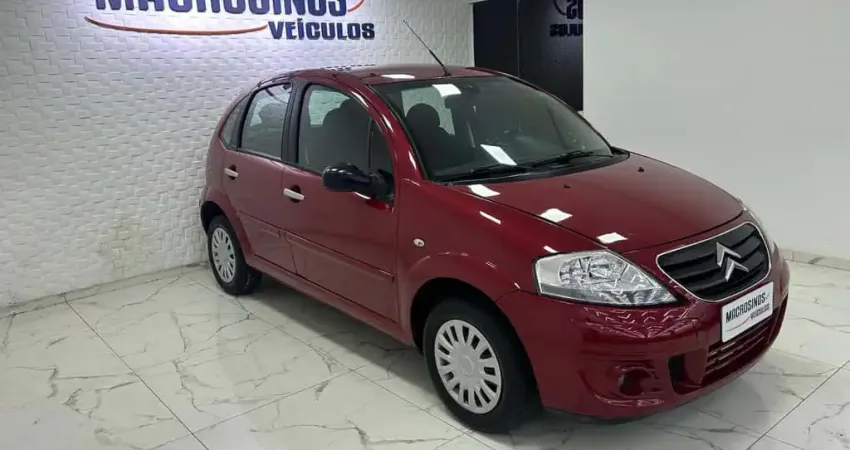 Citroën C3 Exclusive 1.4 Flex 8V 5p  - Vermelha - 2012/2012