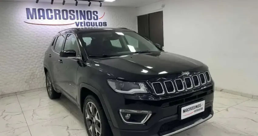 Jeep Compass LIMITED 2.0 4x2 Flex Aut. com teto solar - Preta - 2017/2017