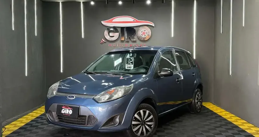 Ford Fiesta 1.6 8V Flex  - Azul - 2011/2012