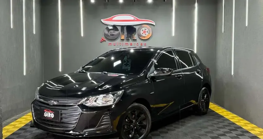 Chevrolet Onix HATCH LT 1.0 12V Flex 5p Mec.  - Preta - 2023/2023