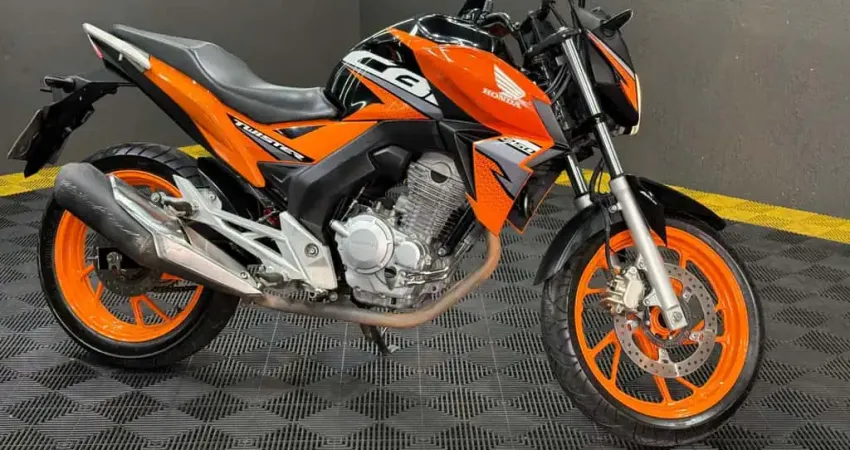 Honda Twister 250 CBX Cb 250 Twister  - Laranja - 2019/2019
